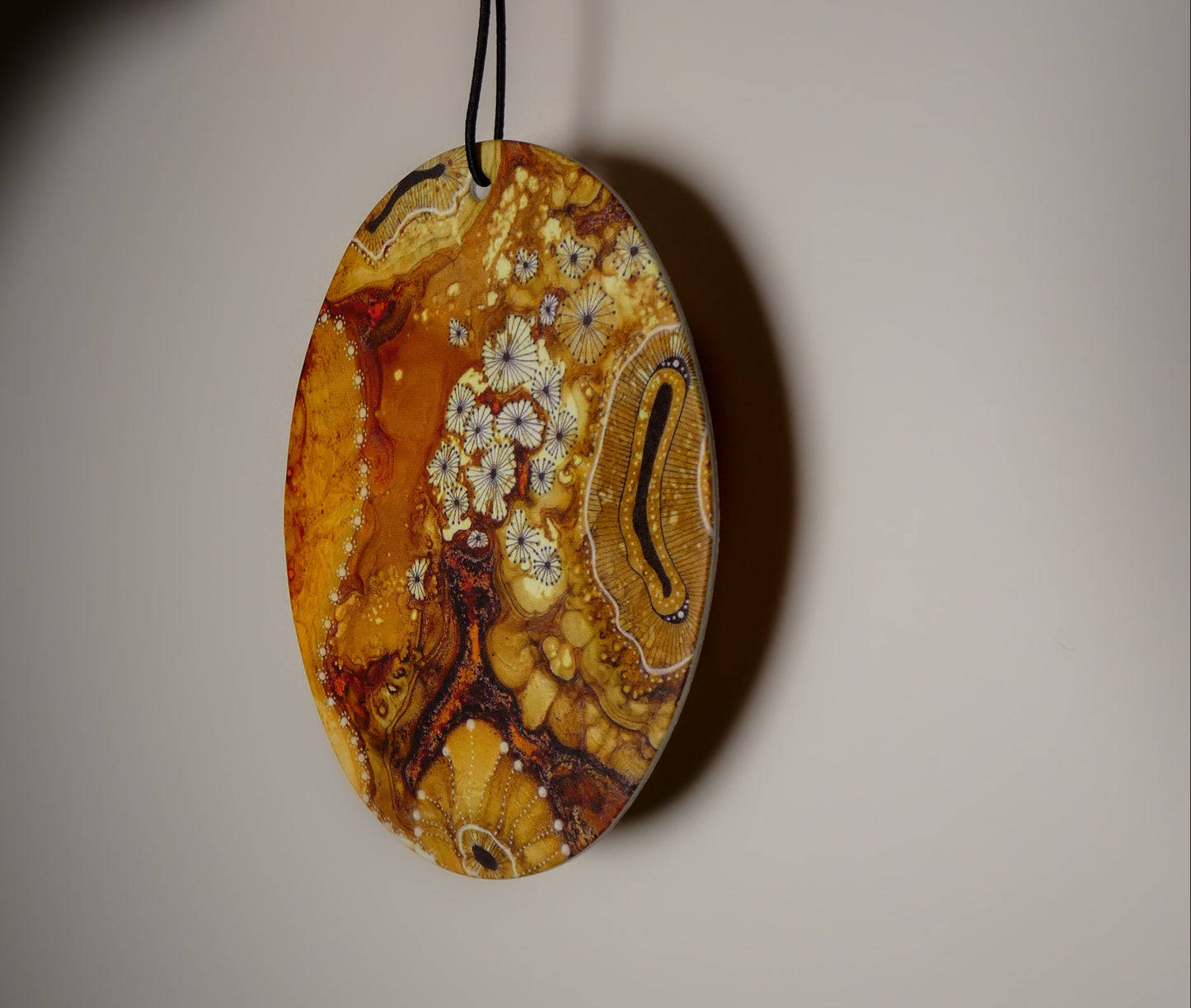 Golden Gardens ~ Artist Designed Car Air Freshener