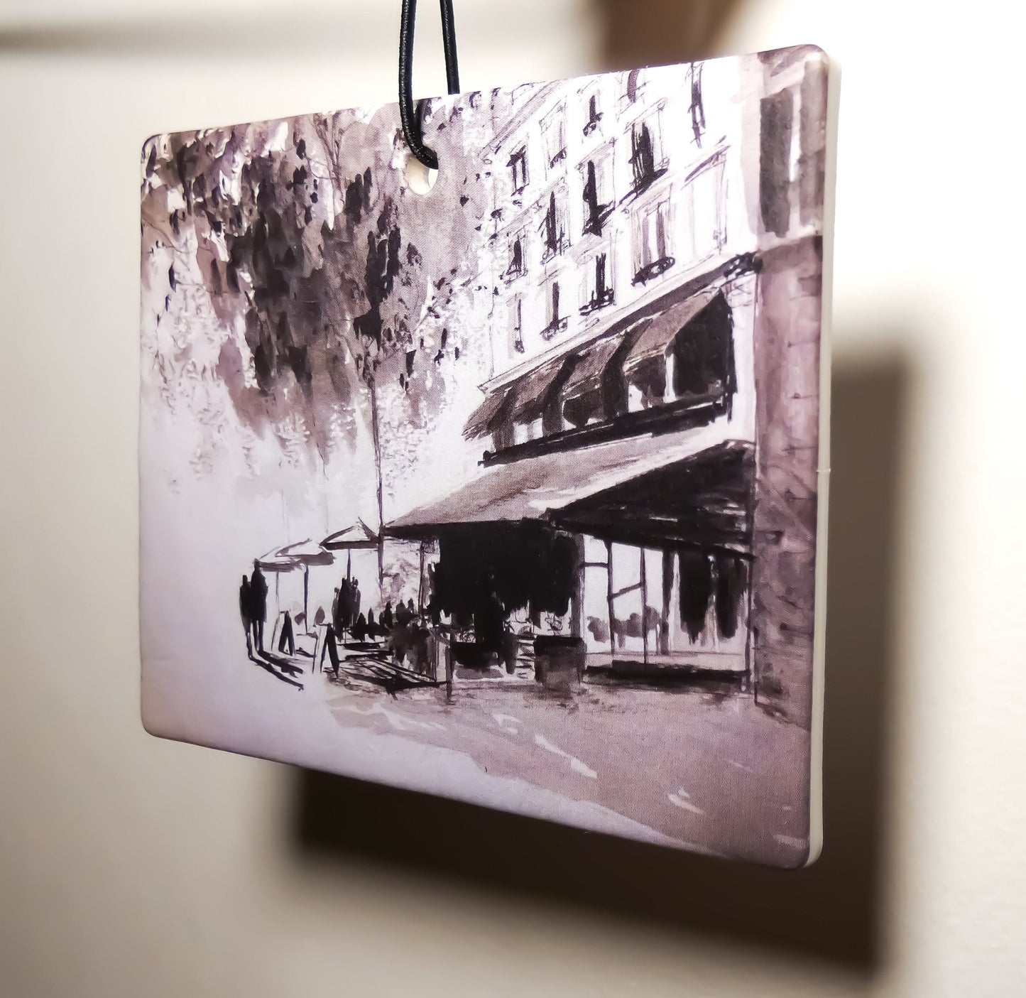 Morning Coffee - Artist Designed Car Air Freshener
