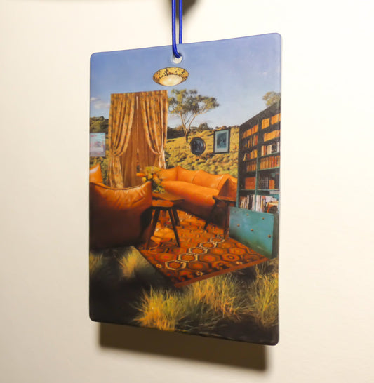 I Can Make a Home Out of Anything - Artist Designed Car Air Freshener