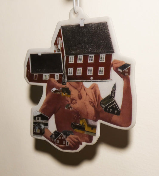 House Head - Artist Designed Car Air Freshener
